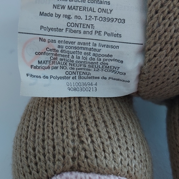 Starbucks Bearista Bear Knit Plush Winter 89th Edition Pink Heart Key 2010 - Picture 7 of 9